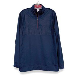 Puma Blue Jacket Quarter Zip Pullover Golf Mens Small
